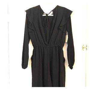 NWT ARITZIA WILFRED FLEURETTE JUMPSUIT BLACK